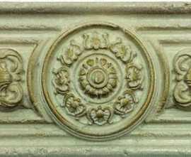 Бордюр настенный Yurtbay Seramik Capri Travera Gold friso medalon